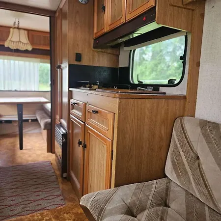 Caravan On The Campsite *